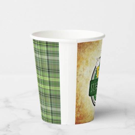 St. Patrick's Day Bers Pappbecher (Rechts)