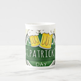 St. Patrick's Day Bers Porzellantasse