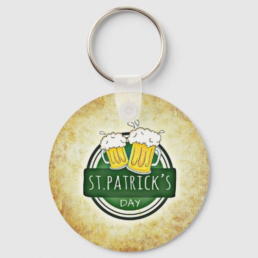 St. Patrick's Day Bers Schlüsselanhänger (Vorderseite)