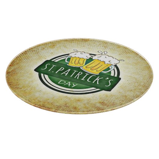 St. Patrick's Day Bers Schneidebrett (Ecke)