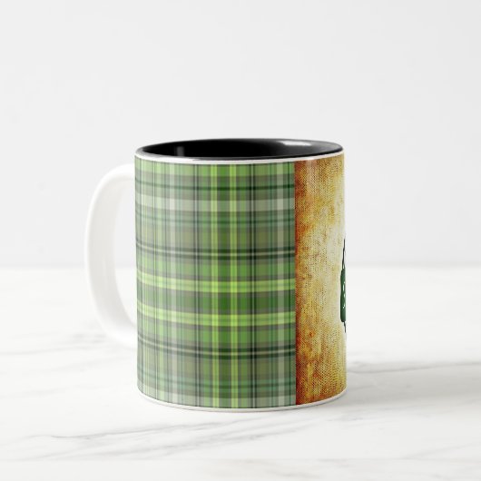 St. Patrick's Day Bers Zweifarbige Tasse (Vorderseite Links)