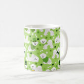 St. Patrick's Day Bichon Frise Kaffeetasse (VorderseiteRechts)
