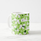 St. Patrick's Day Bichon Frise Kaffeetasse (Vorderseite Links)
