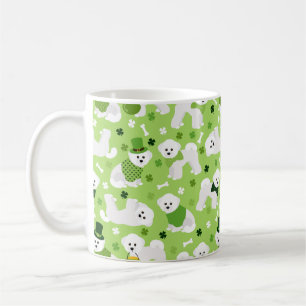 St. Patrick's Day Bichon Frise Kaffeetasse
