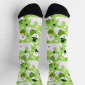 St. Patrick's Day Bichon Frise Socken (Oben)
