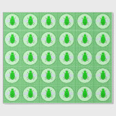 St. Patricks Day Bienen und Kleeblätter Geschenkpapier (Flach)