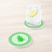 St. Patricks Day Bienen und Kleeblätter Getränkeuntersetzer (Seite)