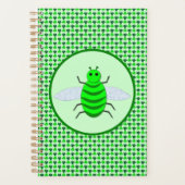 St. Patricks Day Bienen und Kleeblätter Planer (Vorderseite)