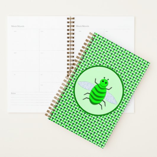 St. Patricks Day Bienen und Kleeblätter Planer (Anzeige)