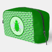 St. Patricks Day Bienen und Kleeblätter Waschbeutel (Rechte Ecke)