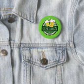 St. Patrick's Day, Bier Tasse, Irish Green Button (Beispiel)