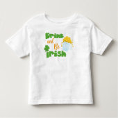 St. Patrick's Day, Bier, trinken und irisch sein Kleinkind T-shirt (Vorderseite)