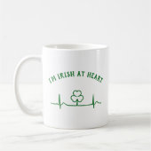 St Patricks Day Bierbecher | Kleeblatt & Benutzerd Kaffeetasse (Links)