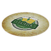 St. Patrick's Day Biere Schneidebrett (Ecke)