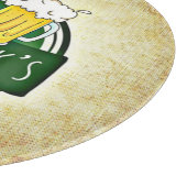 St. Patrick's Day Biere Schneidebrett (Ecke)