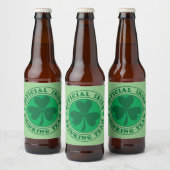 St. Patrick's Day Bierflaschenetikett (Flaschen)