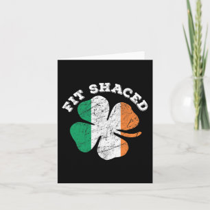 St. Patrick's Day Bierspiskey Drinking Fit Shaced Karte