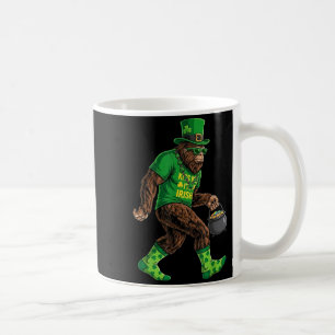St Patricks Day Bigfoot Grün Lustig Sasquatch Groß Kaffeetasse