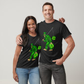 St Patricks Day Bigfoot Sasquatch Irish T-Shirt (Unisex)