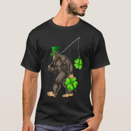 St Patricks Day Bigfoot Sasquatch Irish T-Shirt