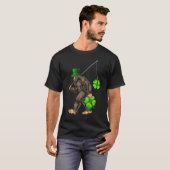 St Patricks Day Bigfoot Sasquatch Irish T-Shirt (Vorne ganz)
