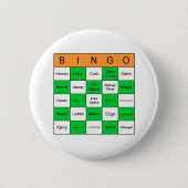 St Patricks Day Bingo Button (Vorderseite)