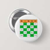 St Patricks Day Bingo Button (Vorne & Hinten)