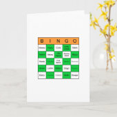 St Patricks Day Bingo Karte (Gelbe Blume)