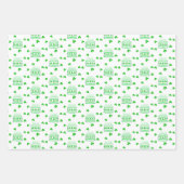 St Patrick's Day Birthday  Geschenkpapier Set (Vorderseite)