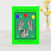 St. Patrick's Day Birthday Grußkarte Karte (Gelbe Blume)