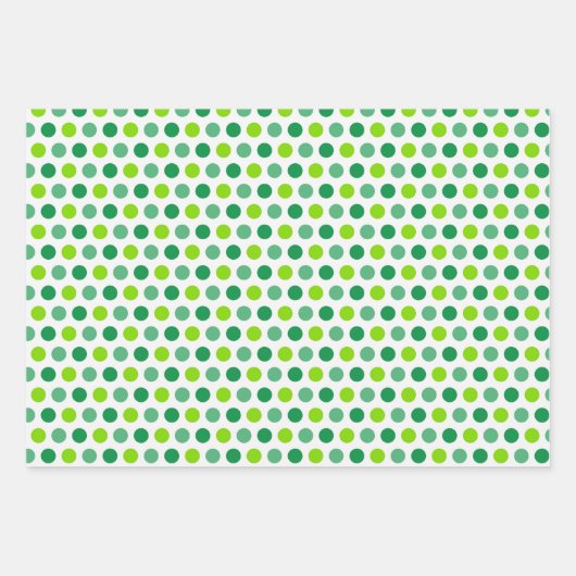 St. Patrick's Day Birthday Individuelle Name & Age Geschenkpapier Set (Vorderseite 2)