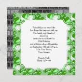 St. Patrick's Day Birthday Party Einladung (Vorne/Hinten)