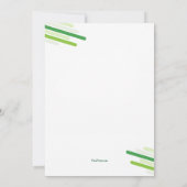 St. Patrick's Day Birthday Party Einladung (Rückseite)