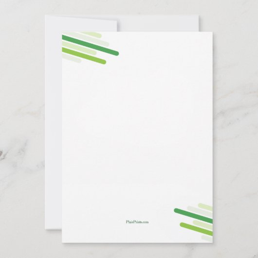 St. Patrick's Day Birthday Party Einladung (Rückseite)