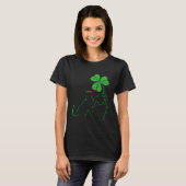 St Patricks Day Black Cat My Lucky Charm Shamrock  T-Shirt (Vorne ganz)