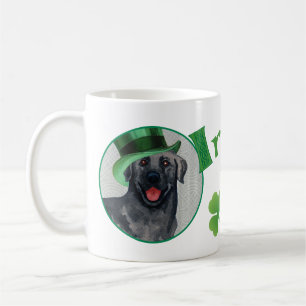 St. Patrick's Day Black Lab Kaffeetasse