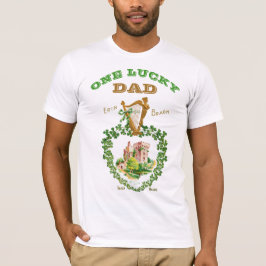 St Patrick's Day Blarney Castle Irish Lucky Vater T-Shirt