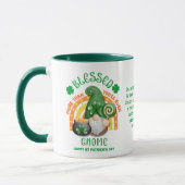 St Patrick's Day BLESSED Irish Gnome Christlich Tasse (Links)