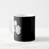 St. Patricks Day Boston bedrucktes irisches Kleebl Kaffeetasse (Vorderseite Links)