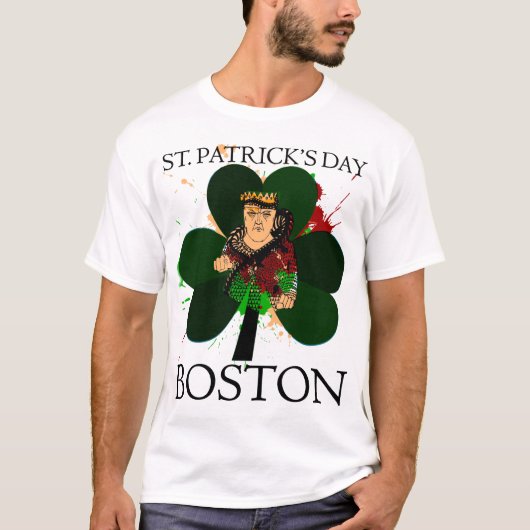 St. Patrick's Day Boston T-Shirt (Vorderseite)