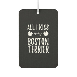 St Patricks Day Boston Terrier Dog Mom Funny Irish Autolufterfrischer