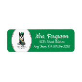 St Patrick's Day Boston Terrier Dog (schwarz) Funn (Vorne)