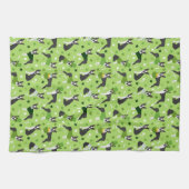 St. Patrick's Day Boston Terrier Geschirrtuch (Horizontal)