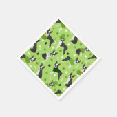 St. Patrick's Day Boston Terrier Serviette (Ecke)