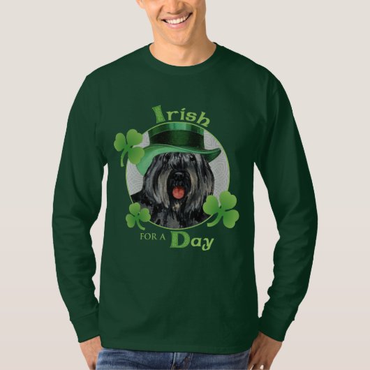 St. Patrick's Day Bouvier T-Shirt (Vorderseite)