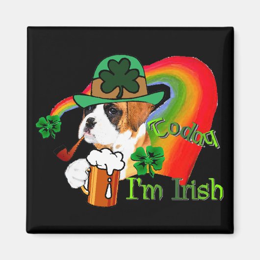 St. Patricks Day Boxer Magnet (Vorne)