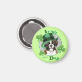 St. Patrick's Day Boxer Magnet (Vorderseite/Rückseite)