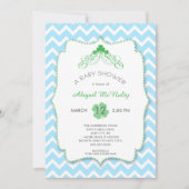 St Patrick's Day Boy Baby Shower lädt ein Einladung (Vorderseite)