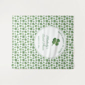 St Patrick's Day Brautparty Foto Hintergrund Wandteppich (Vorderseite (Horizontal))