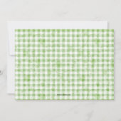 St. Patrick's Day Bridal Dusche Einladung (Rückseite)